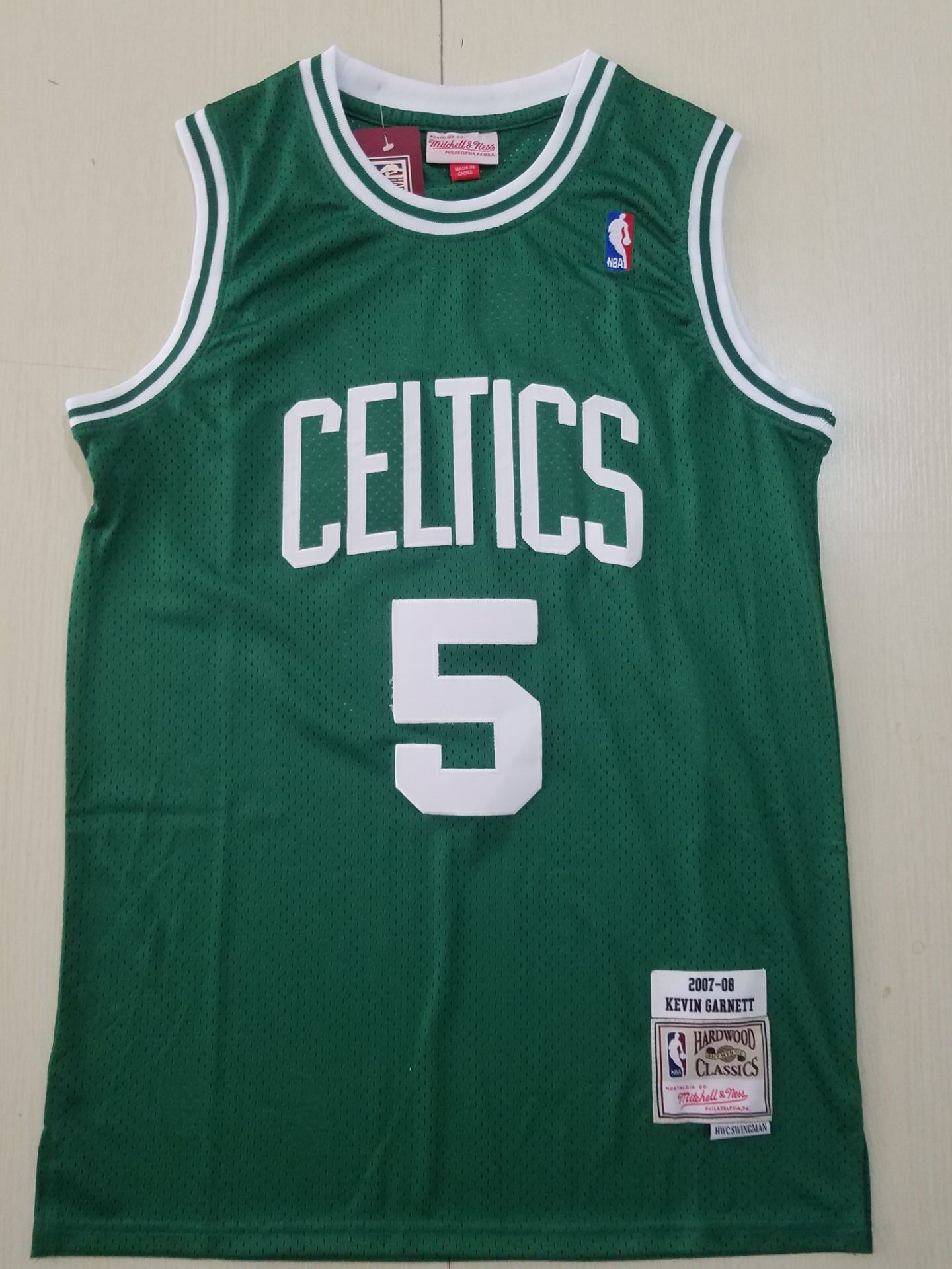 2020 Men Boston Celtics 5 Garnett green Adidas NBA Jersey